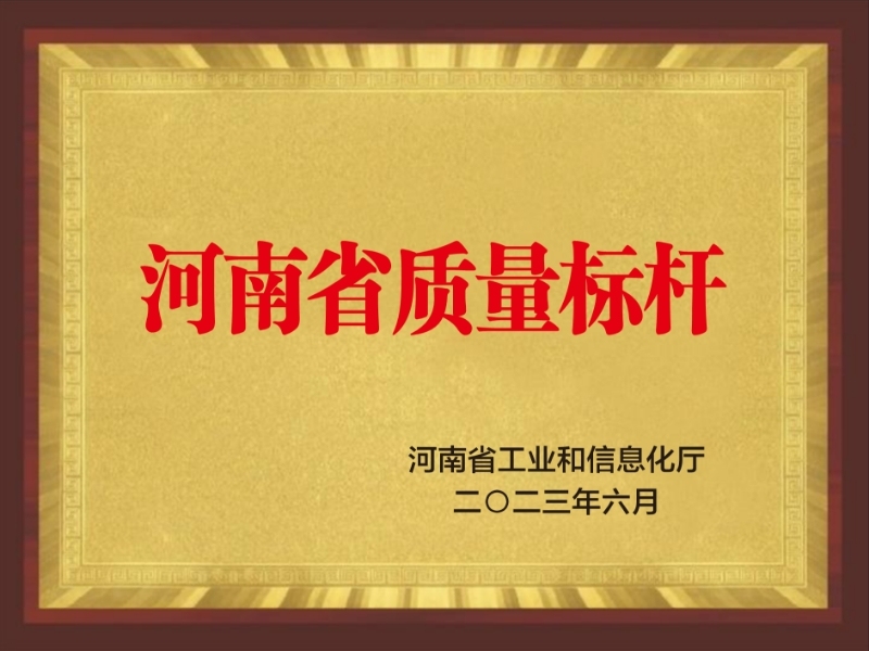 河南省质量标杆