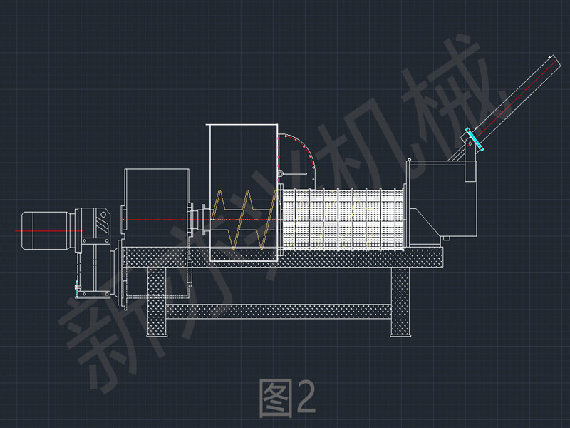 单螺旋压榨机结构图