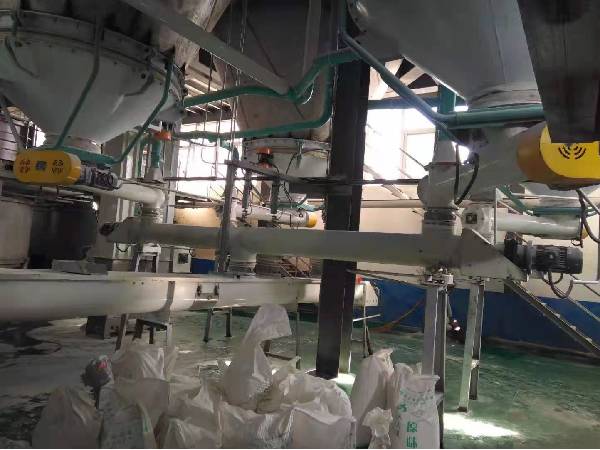 螺旋定量给料机生产线现场调试