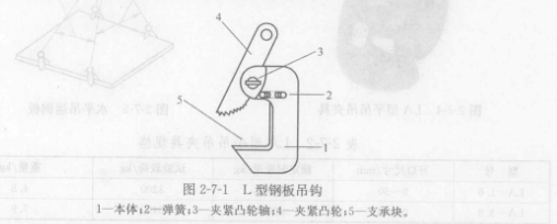 L型钢板吊钩