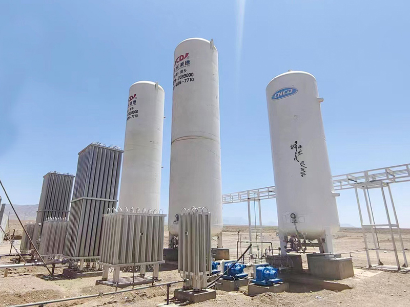Oxygen-Argon-Nitrogen storage tank