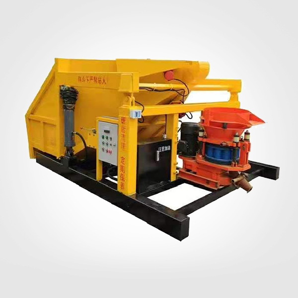 一拖一吊装式喷浆机组