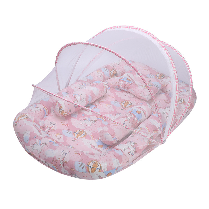 Baby Lounger Bed with Mosquito Net