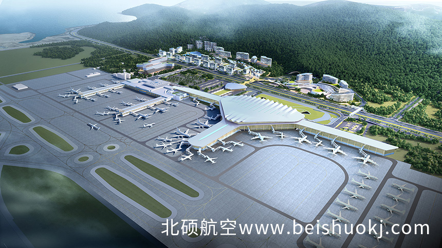 中国商飞总装基地规划设计,中国飞行试验研究院蒲城机场,宜昌三峡机场