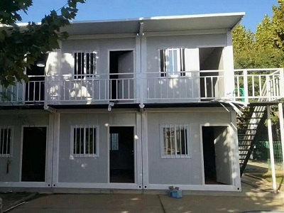 双层打包箱正视