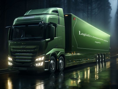 Aluminum alloy container semi-trailer