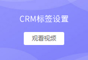 CRM标签设置