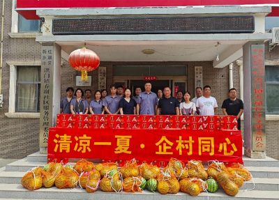 中耐高科走进乔谢社区开展“清凉一夏·企村同心”万企兴万村活动