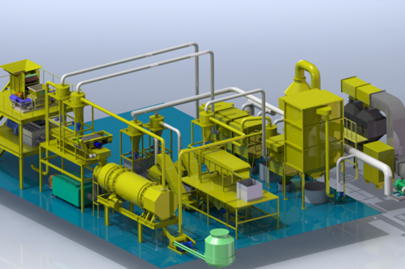 废旧动力锂电池回收处理系统