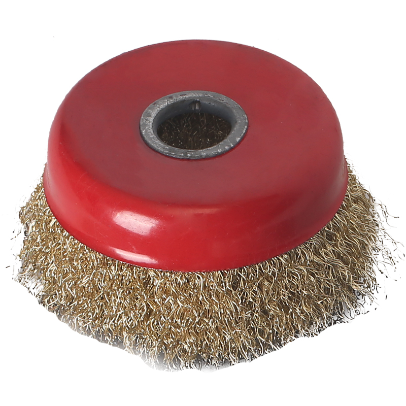 Bowl-shaped wire wheel