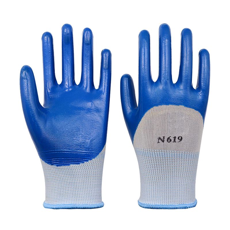 13-needle polyester nitrile gloves