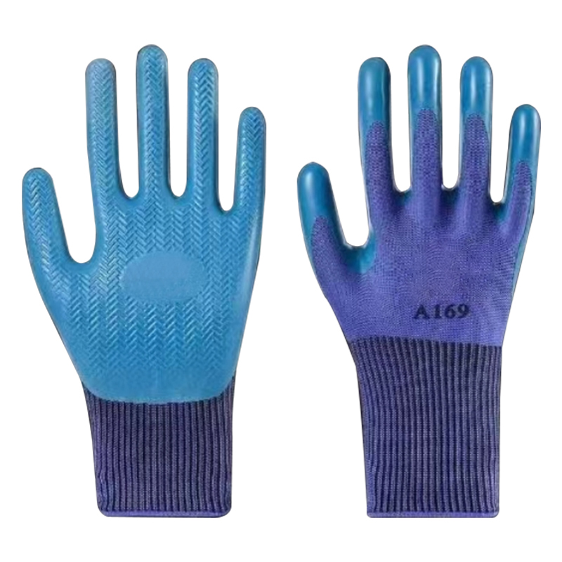13-needle polyester latex gloves