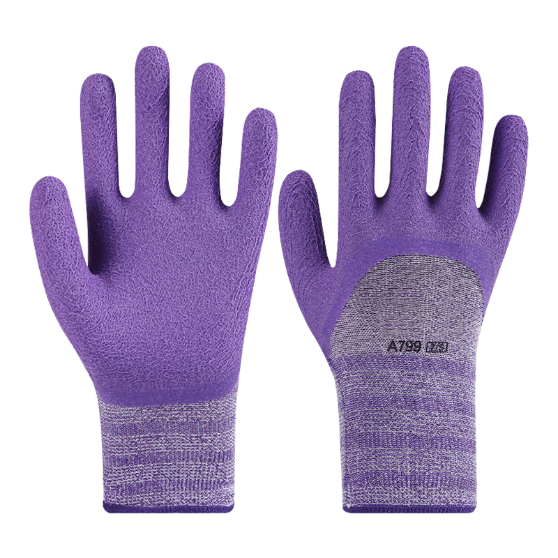 Spandex latex gloves