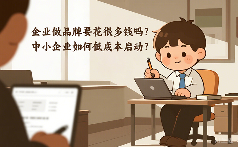 企业做品牌要花很多钱吗？中小企业如何低成本启动？
